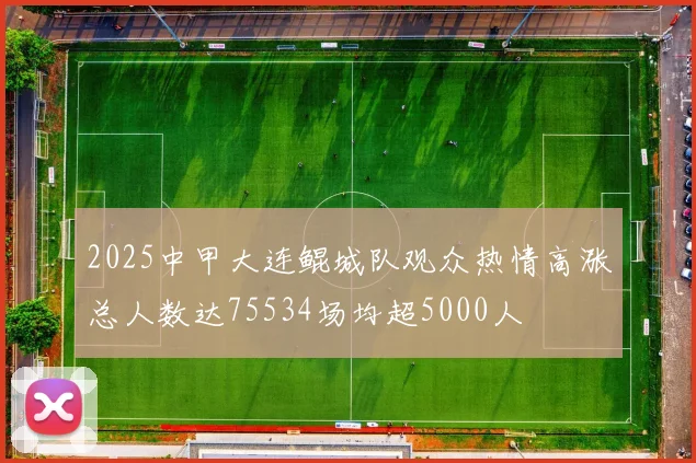 2025中甲大连鲲城队观众热情高涨总人数达75534场均超5000人